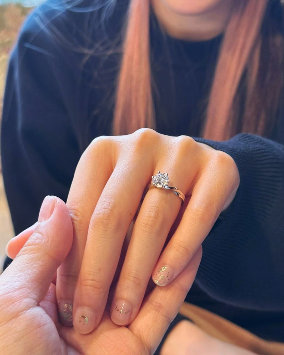 Engagement ring close-up from a Playback Concept proposal story